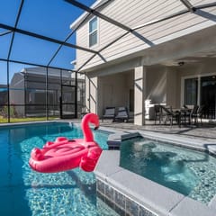 Luxury 7Bd near Disney w Pool Spa & Resort 16218