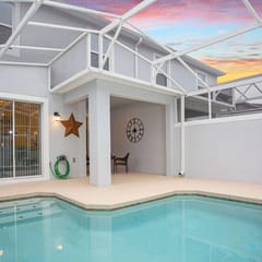 Marvelous 4 Bd w Pool & Waterpark Near Disney 218