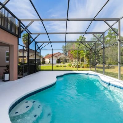 Cozy 5Bd w/ Pool Single Family Close to Disney 106