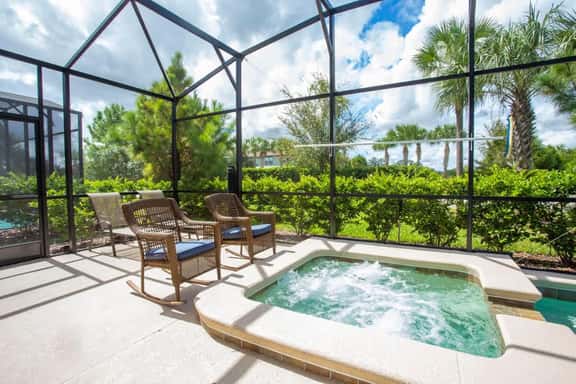Luxury 5Bd Pool Spa Game Room Resort Near Disney 5528 - Image 1