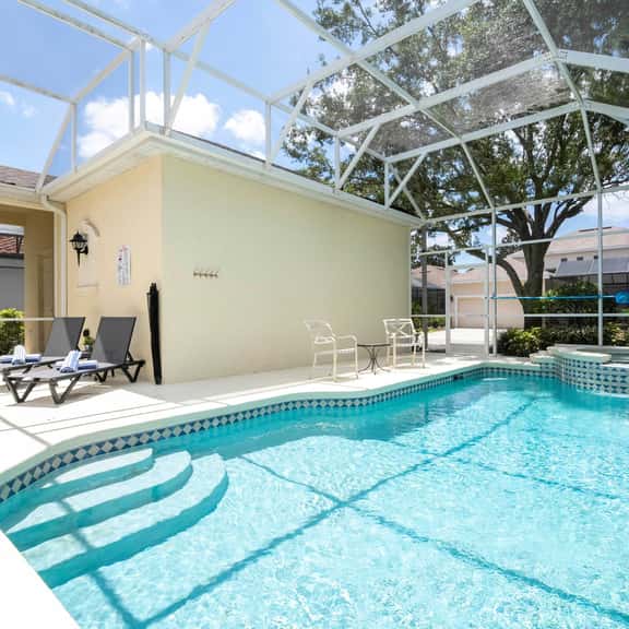 Family Villa Pool Spa & Game Room Near Disney 7420 - Image 1