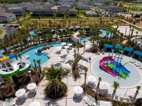 5BR w Pool Grill, Game Lounge & Indoor Slide 16165