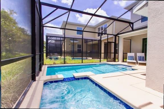 Family Friendly 5Bd Spa Pool Game Loft Near Disney