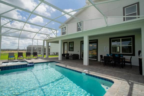 Family Friendly 8 BR Villa Pool Spa at Disney 9262