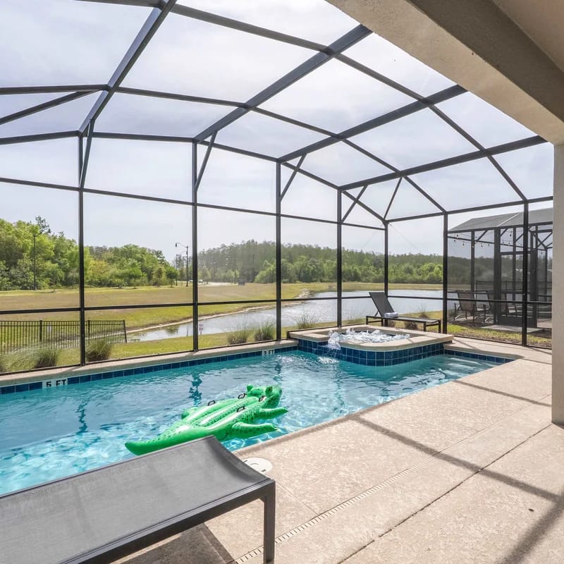 Stunning Game Room & Pool Jacuzzi Storey Lake 2799