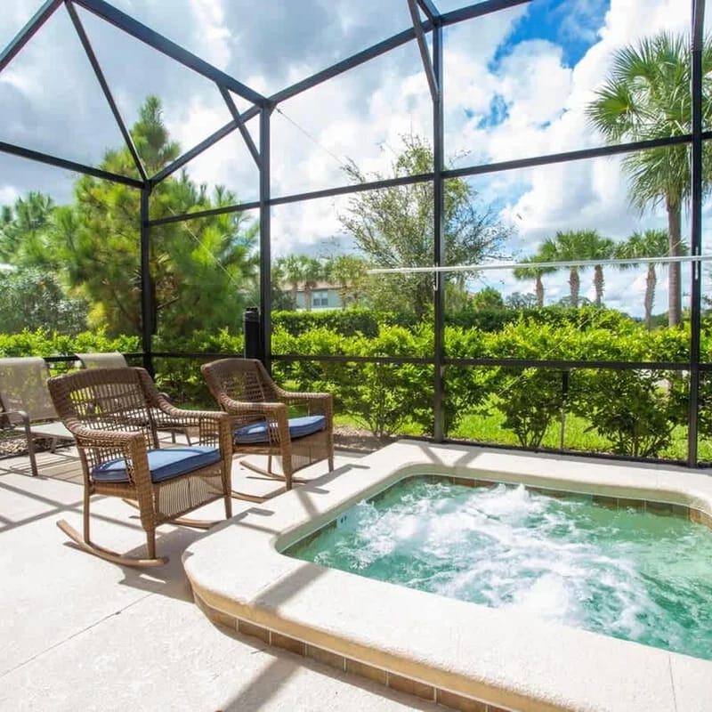 Luxury 5Bd Pool Spa Game Room Resort Near Disney 
